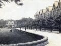 Ladies playing tennis on the green 1906
